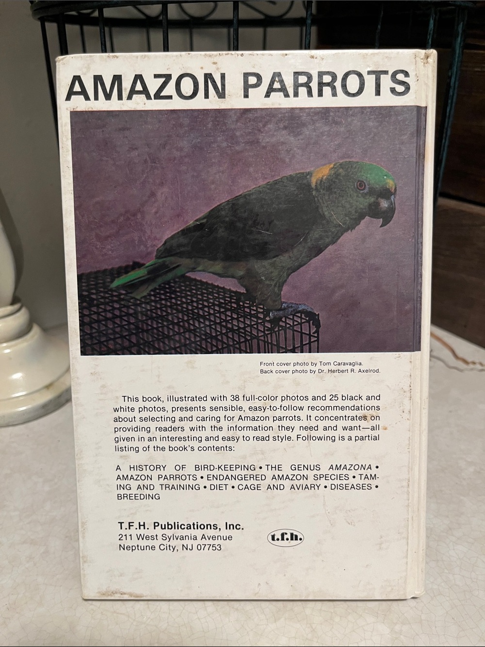 Amazon Parrots Hardcover Book with Colorful Parrot Cover - Picture 2 of 2